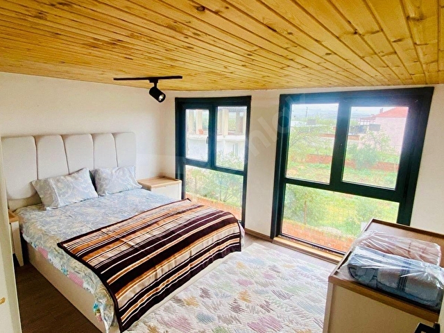 670 M² ARSA İÇİNDE SIFIR, RUHSATLI, FULL EŞYALI, AHŞAP VİLLA - Görsel 13