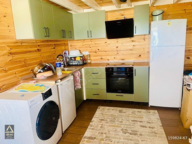 670 M² ARSA İÇİNDE SIFIR, RUHSATLI, FULL EŞYALI, AHŞAP VİLLA - Görsel 9