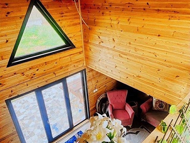 670 M² ARSA İÇİNDE SIFIR, RUHSATLI, FULL EŞYALI, AHŞAP VİLLA - Görsel 20