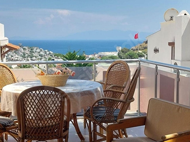 Bodrum Bağlada Deniz Manzaralı 3+1 Dubleks Daire - Görsel 5