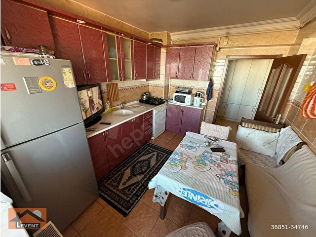 LEVENTTEN MÜRSEL ULUÇ MAHALLESİNDE 3+1, 130 M2 ARA KATTA MANTOLAMALI BİNADA FULL ŞEHİR MANZARALI - Görsel 2