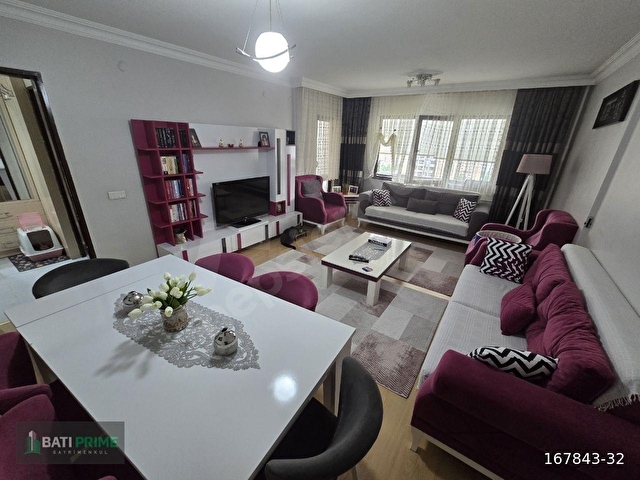 BATI PRİMEDAN ARA KATTA ASANSÖRLÜ 2+1 SİTE İÇİ SATILIK DAİRE - Görsel 3