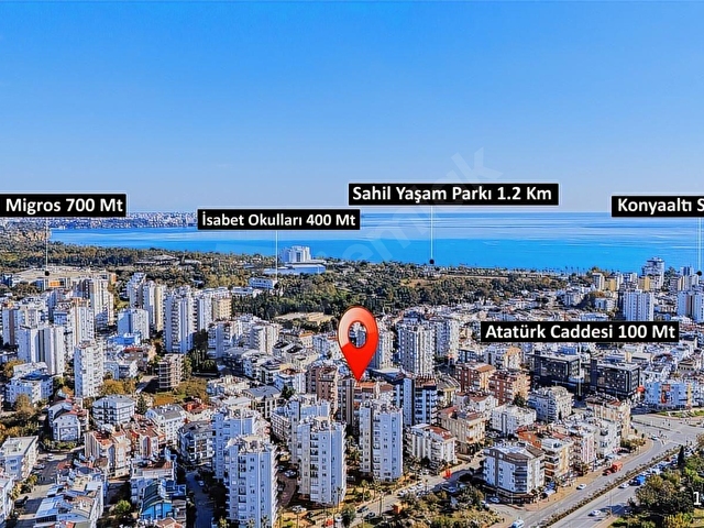 ANTALYA KONYAALTI PINARBAŞI SATILIK 3+1 DAİRE - Görsel 26