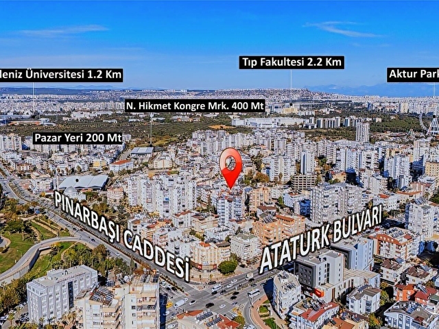 ANTALYA KONYAALTI PINARBAŞI SATILIK 3+1 DAİRE - Görsel 25