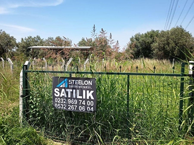MENEMEN BELENDE 224 M2 ETRAFI ÇEVRİLİ TARLA - Görsel 2