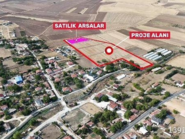 Kırklareli Vize Akıncılar Köyünde İmarlı Satılık Arsalar