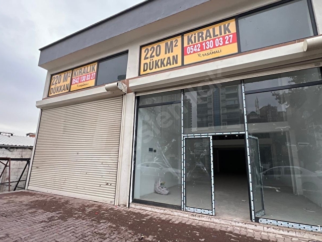 ÖZ YAŞAMALIDAN 220 M2 KİRALIK İŞ YERİ DÜKKAN - Görsel 2