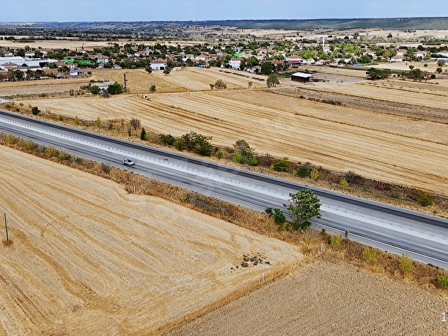 BABAESKİ KARAMESUTLU DA DUBLE YOL CEPHE 356 M2 SATILIK TARLA - Görsel 13