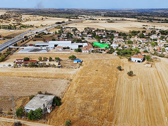 BABAESKİ KARAMESUTLU DA DUBLE YOL CEPHE 356 M2 SATILIK TARLA - Görsel 21