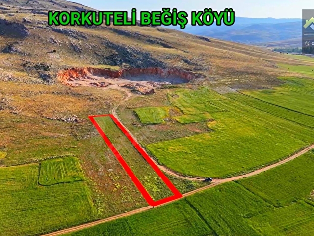 KORKUTELİ BEĞİŞ DE SATILIK 2.252M2 TARLA RESMi YOL VAR - Görsel 5