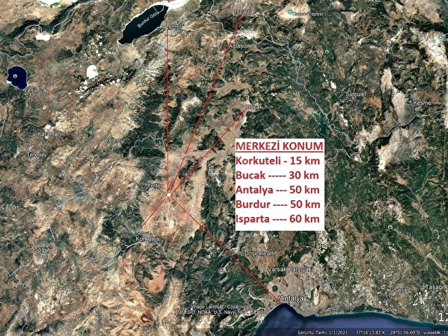 ACİL ANTALYA KORKUTELİBOZOVADA TEK TAPU 9602 m2 TARLA - Görsel 9