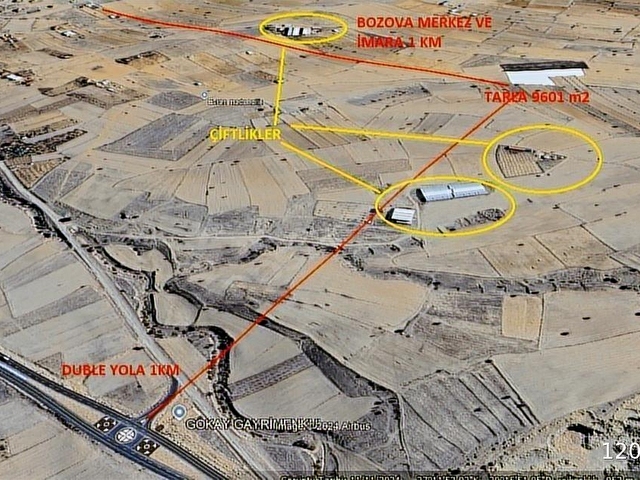 ACİL ANTALYA KORKUTELİBOZOVADA TEK TAPU 9602 m2 TARLA - Görsel 8