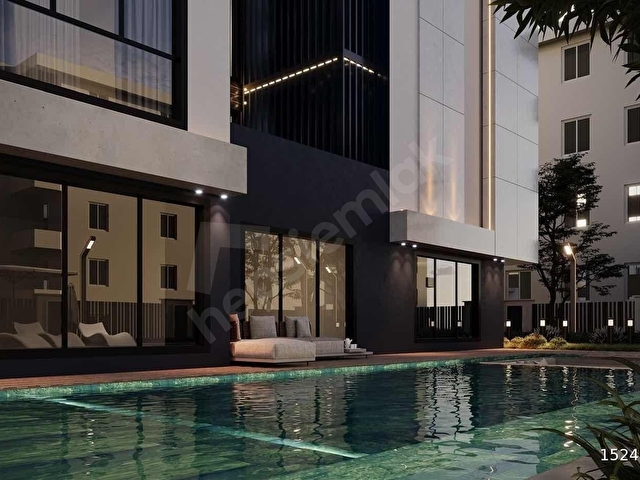 KUM MAHALLESİNDE DENİZ MANZARALI (250 MT) HAVUZLU SATILIK DAİRE - Görsel 14