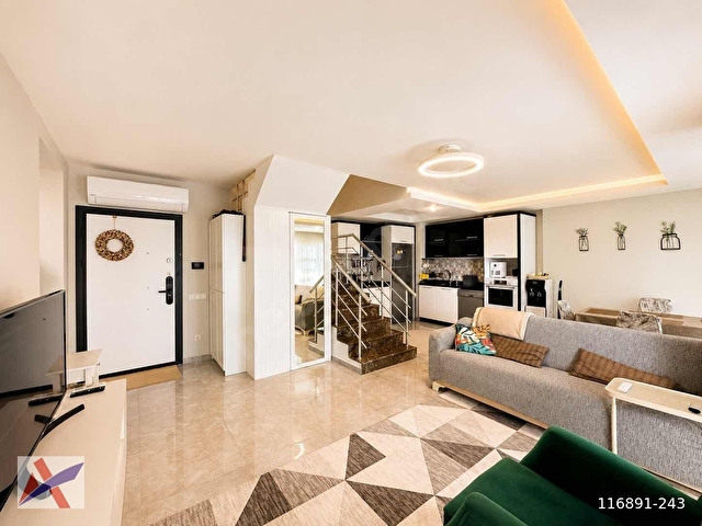 MAHMUTLARDA ACİL SATILIK 3+1 EŞYALI DUBLEX DAİRE - Görsel 3