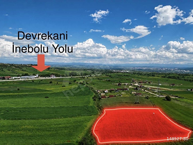 DEVREKANİ YOLU ANA ASFALTINA 100 METRE TARLA