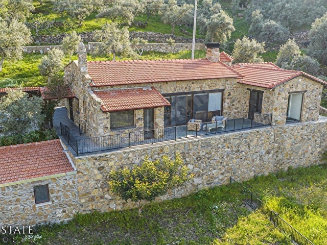 Muğla, Milas, Kemikler, Satılık Müstakil Taş Ev, Satılık Villa - Görsel 25