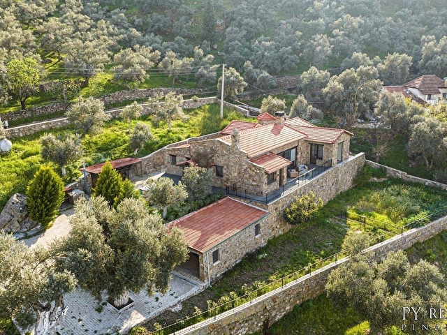 Muğla, Milas, Kemikler, Satılık Müstakil Taş Ev, Satılık Villa - Görsel 15