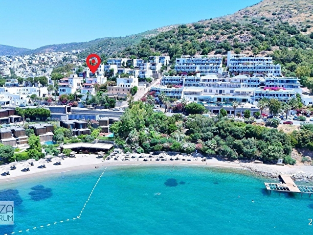 Bodrum Kumbahçe de Havuzlu Sitede Satılık Bahçeli 2+1 Daire - Görsel 16