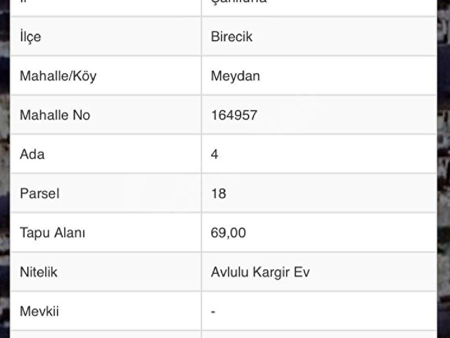 ŞANLIURFA BİRECİK TE MEYDAN DA İMARLI ARSA - Görsel 2