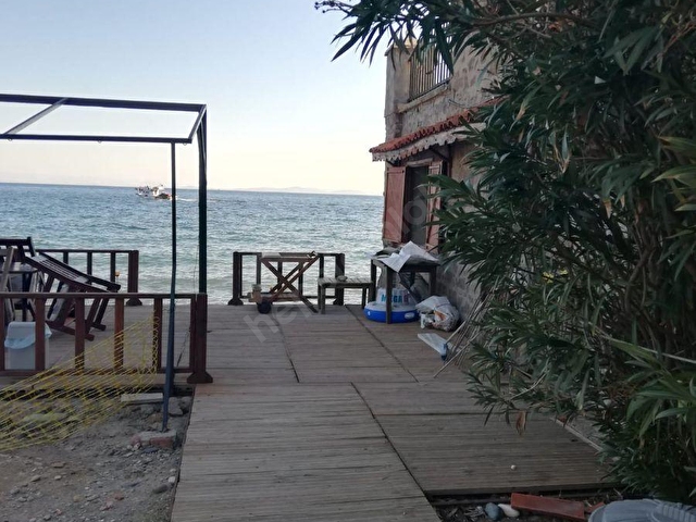 SözEmlak/Çanakkale Ayvacık Ahmetçe/Satılık Denize Sıfır Taş Ev 116519