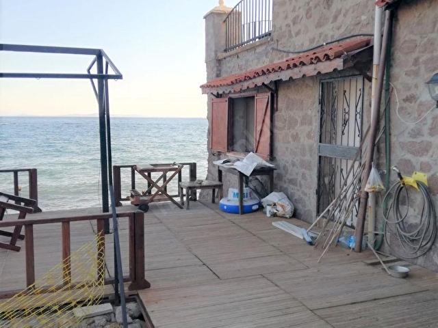 SözEmlak/Çanakkale Ayvacık Ahmetçe/Satılık Denize Sıfır Taş Ev 116519