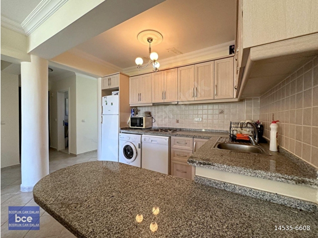 BODRUM BEACH RESORT ÖZEL PLAJLI SİTEDE FULL MOBİLYA ve BEYAZ EŞYALI BÜYÜK TİP HAVUZBAŞI DAİRE - Görsel 28