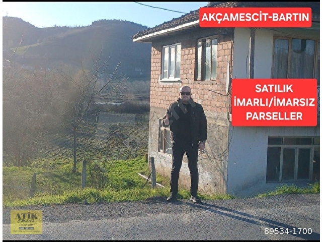 BARTIN AKÇAMESCİT KÖYÜ SATILIK TEK TAPU 543 M2 TARLA