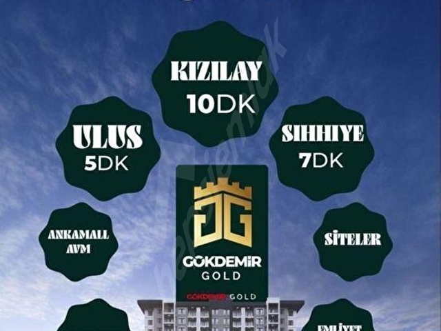 GÖKDEMİR GOLD’DA YATIRIMLIK, LÜKS SATILIK 1+1 DAİRE - Görsel 8