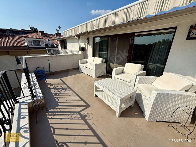 Laikadan Teras Kullanımlı Deniz Manzaralı 375m² 6+2 Dubleks - Görsel 26