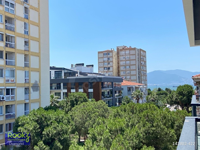 Karşıyaka Bostanlı Sıfır Bina Deniz Manzaralı Kiralık 1+1 Daire - Görsel 29
