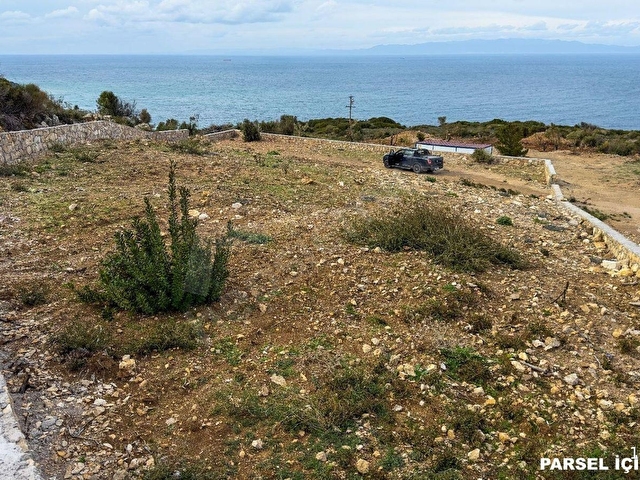KARABURUNDA FULL DENİZE HAKİM 180 DERECE PANORAMİK MANZARALI TARLA - Görsel 8
