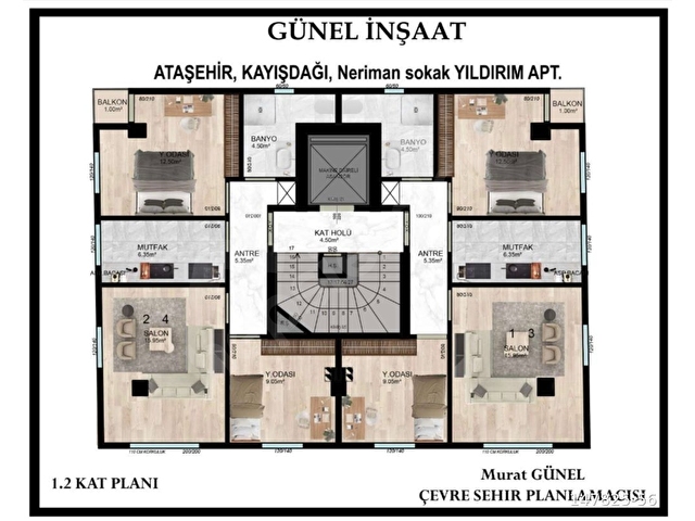 KAYIŞDAĞ MAH. YEDİTEPE ÜNİVERSİTESİ CAD. 2 PARSEL 4+1 DUBLEKS - Görsel 17