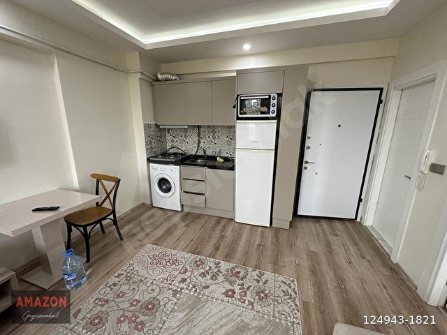 AMAZONDAN ÜNİVERSİTE CİVARI EŞYALI 1+1 KİRALIK FIRSAT DAİRE !!! - Görsel 5