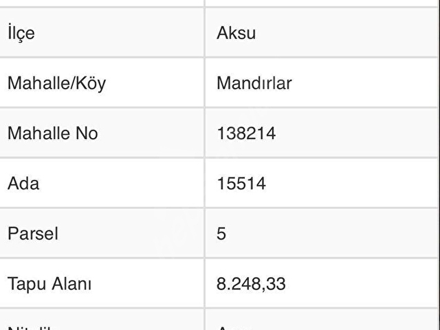 KAÇIRILMAZ FIRSAT ANTALYA MANDIRLARDA 8 KATA MÜSAİT KONUT ARSASI - Görsel 8