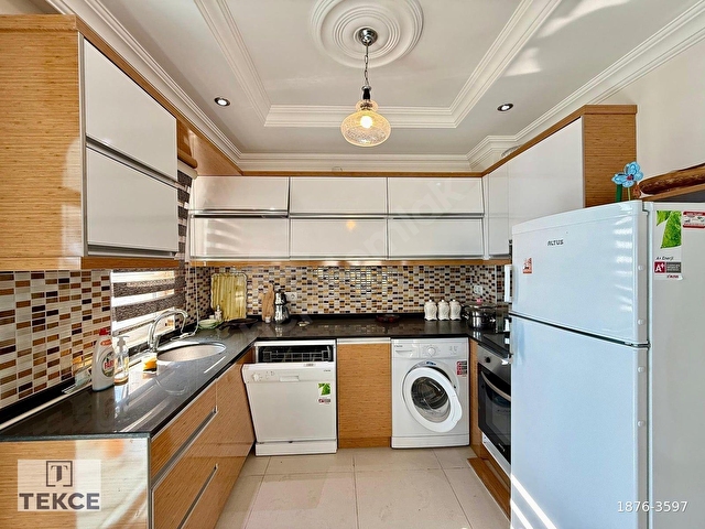 Alanyada Sahile Sıfır Konumda Kiralık Eşyalı Daire | TEKCE - Görsel 6