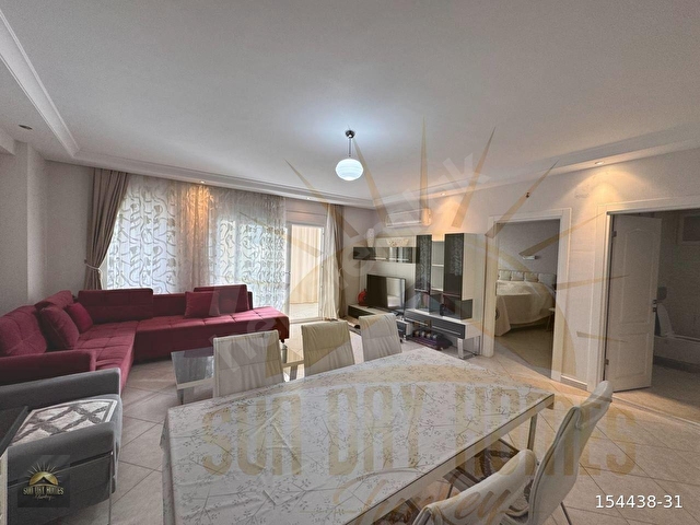 ALANYA TÜRKLER’DE ELITE COUNTRY SİTESİNDE DENİZE 200 M 1+1 EŞYALI SATILIK DAİRE - Görsel 9