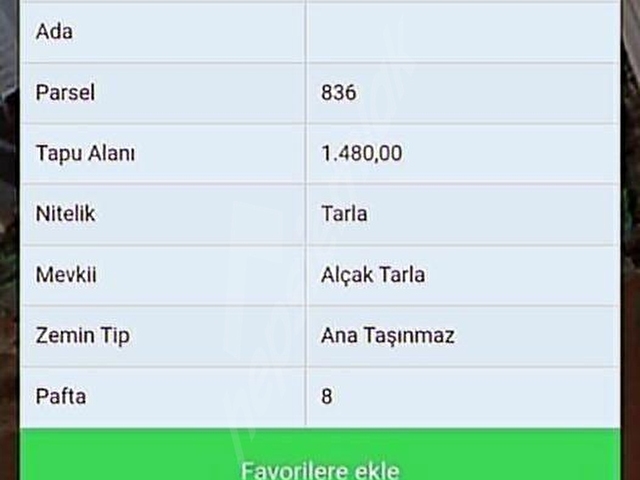 çökeklerde yol kenarı 1480 metrekare arazi - Görsel 6