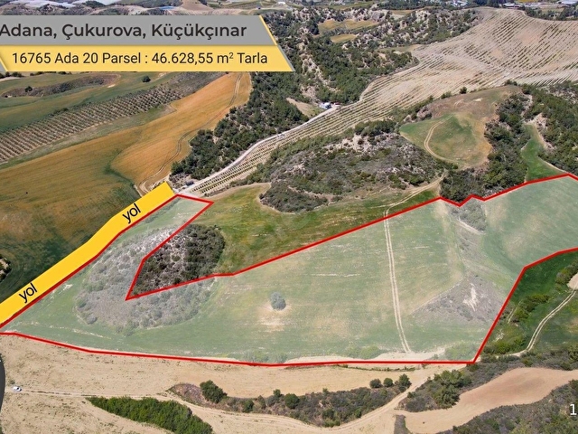 TEMAdan Küçükçınarda Satılık Tarla - Görsel 3