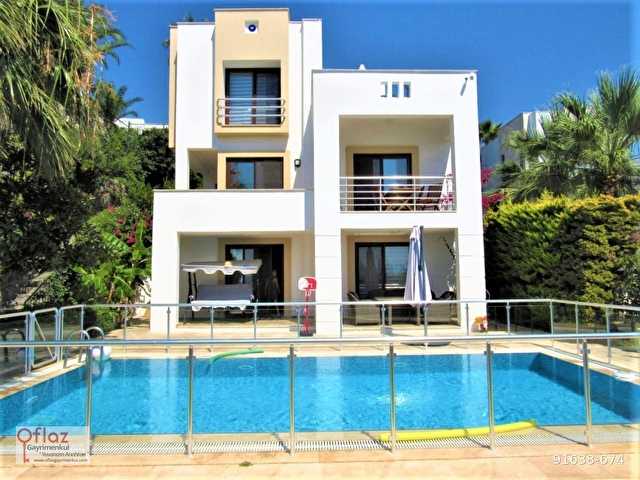 Bodrum Yalikavak Satilik Mustakil Villa Ozel Plaj Luks Tasarim