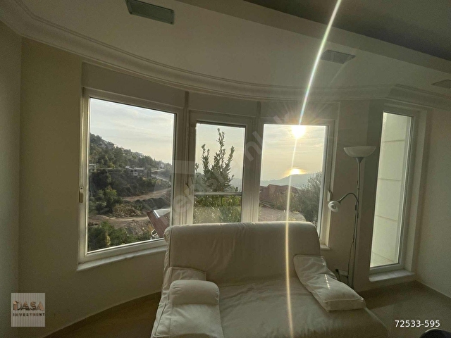 ALANYA TEPE FULL MANZARALI EŞYALI SATILIK DAİRE - Görsel 2