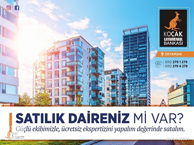 KOÇAKtan ONYX ANKARAda Geniş Balkonlu Oturuma Hazır Lüx 1+1 - Görsel 7
