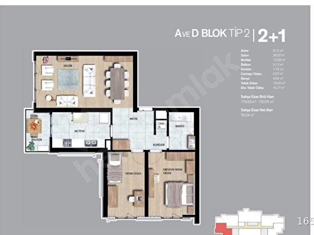 EMLAK KONUT ISPARTAKULE EVLERİ 2+1 KİRALIK DAİRE - Görsel 2