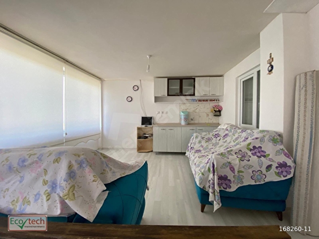 Pancarlık Köyü 1457 m2 arsa içi 2 katlı ev - Görsel 19