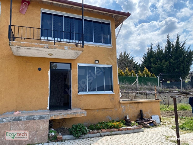 Pancarlık Köyü 1457 m2 arsa içi 2 katlı ev - Görsel 5