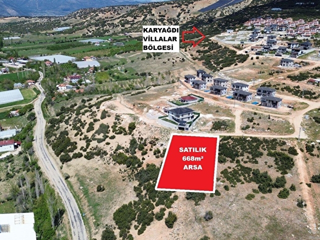 VIP GAYRİMENKUL den KARYAĞDI MAH. 668 m² İMARLI ARSA - Görsel 3