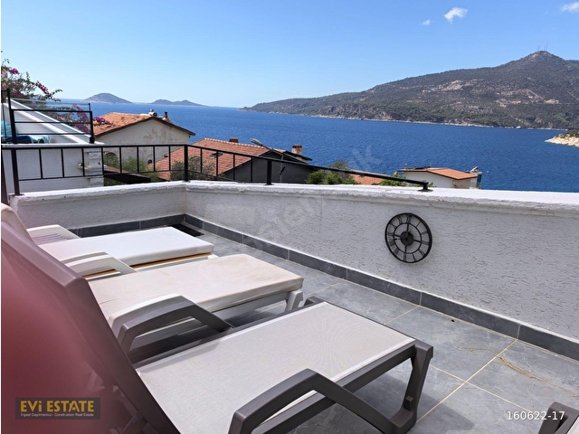 Kalkan kalamar koyunda denize yakın 2 odalı satılık ikiz villa - Görsel 23