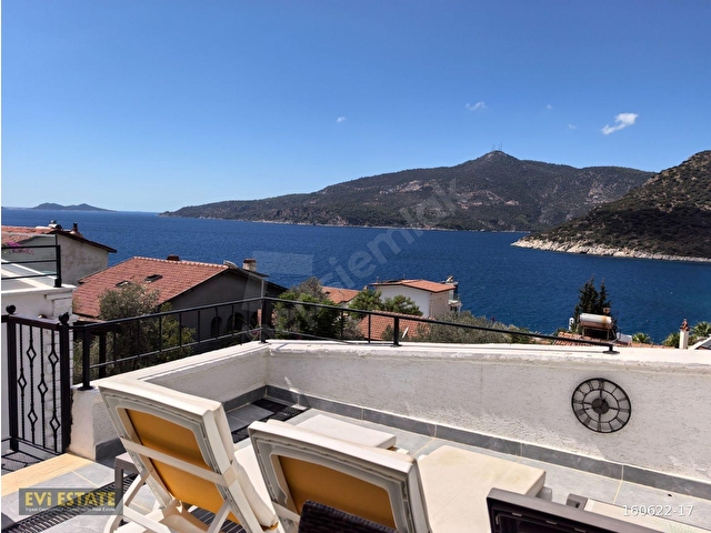 Kalkan kalamar koyunda denize yakın 2 odalı satılık ikiz villa - Görsel 21