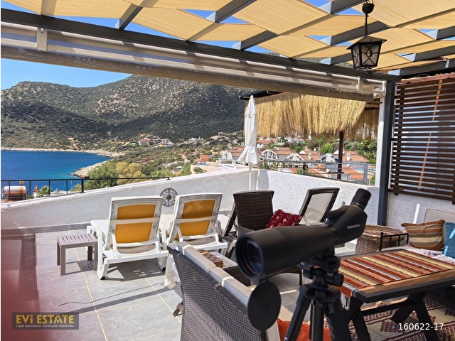 Kalkan kalamar koyunda denize yakın 2 odalı satılık ikiz villa - Görsel 22