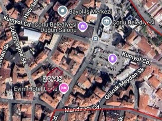 SATILIK yada Kat Karşılıği, ÇORLU, BİTİŞİK 6KAT TİCARİ imar ARSA - Görsel 13
