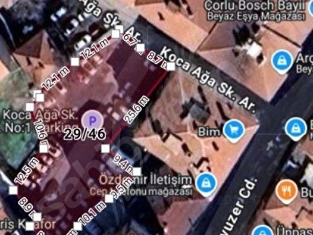 SATILIK yada Kat Karşılıği, ÇORLU, BİTİŞİK 6KAT TİCARİ imar ARSA - Görsel 16